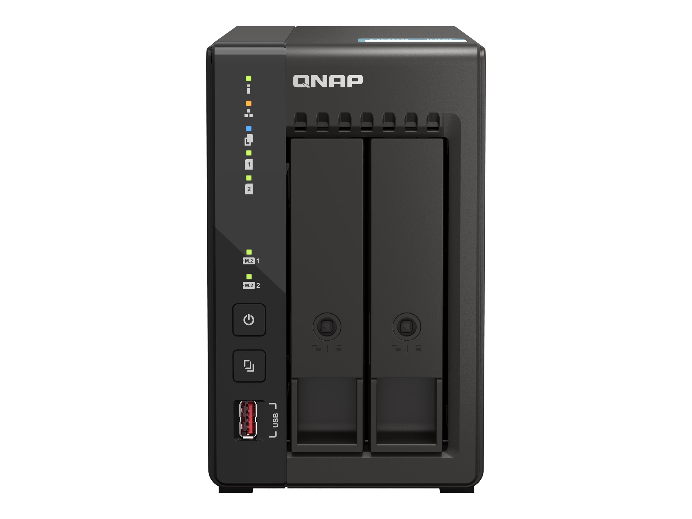 QNAP TS-253E NAS-Server 2 Schächte Intel Celeron J6412 2.6GHz SATA 6Gb/s