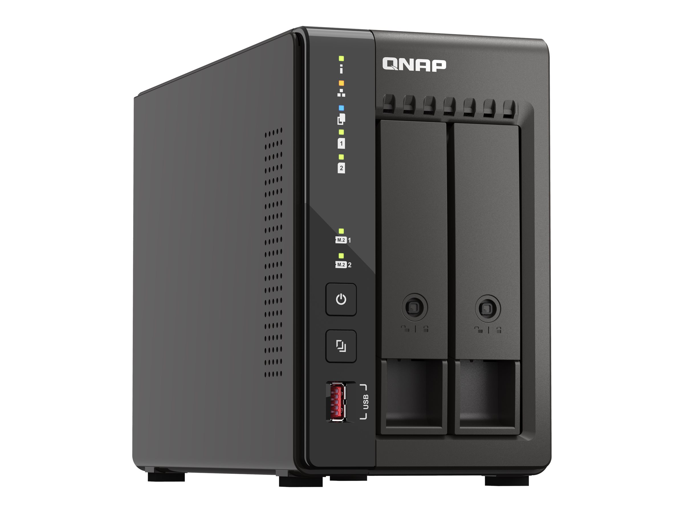 QNAP TS-253E NAS-Server 2 Schächte Intel Celeron J6412 2.6GHz SATA 6Gb/s