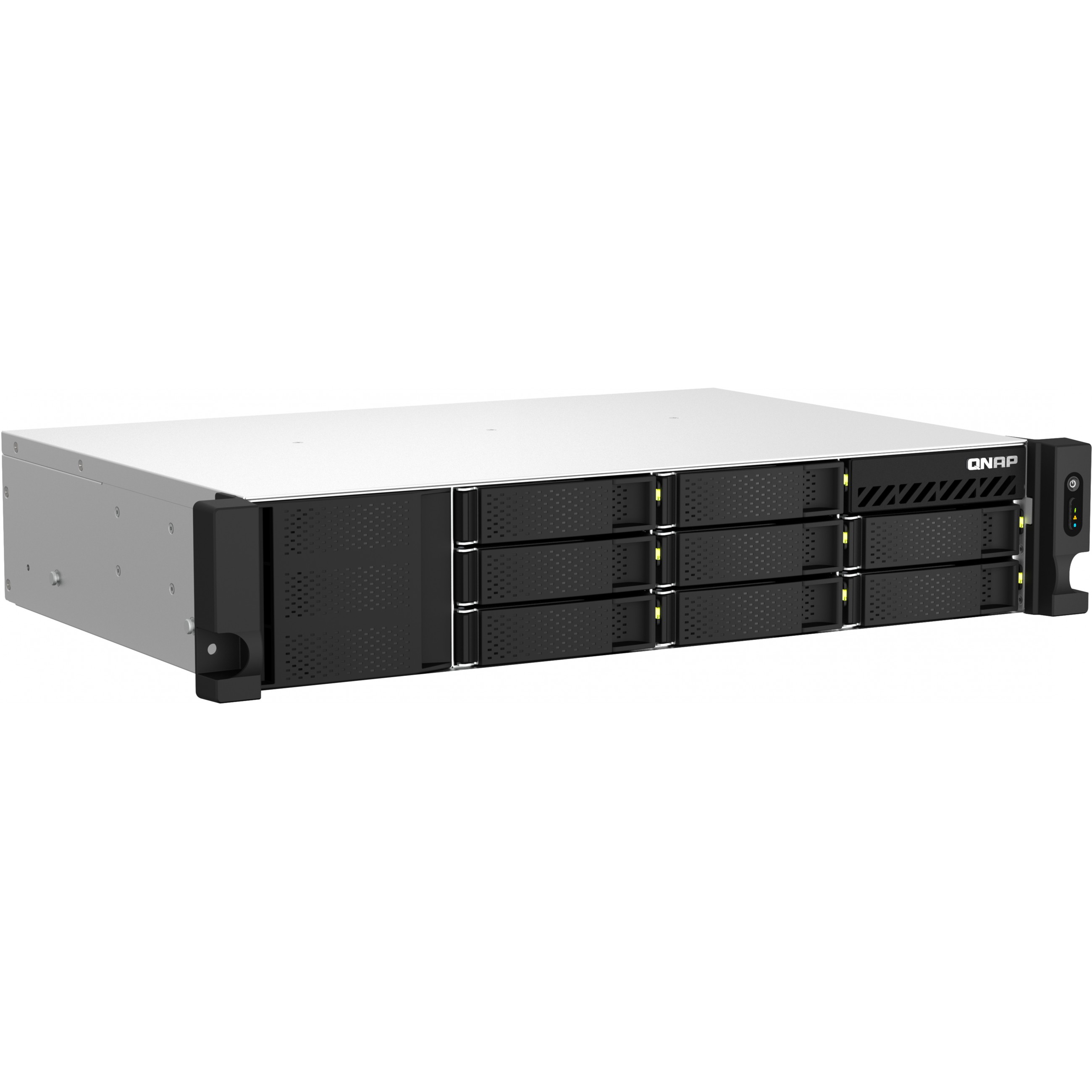 QNAP TS-864EU-RP-8G NAS & Speicherserver Rack (2U) Intel® Celeron® 8 GB DDR4 QNAP Turbo System Schwarz