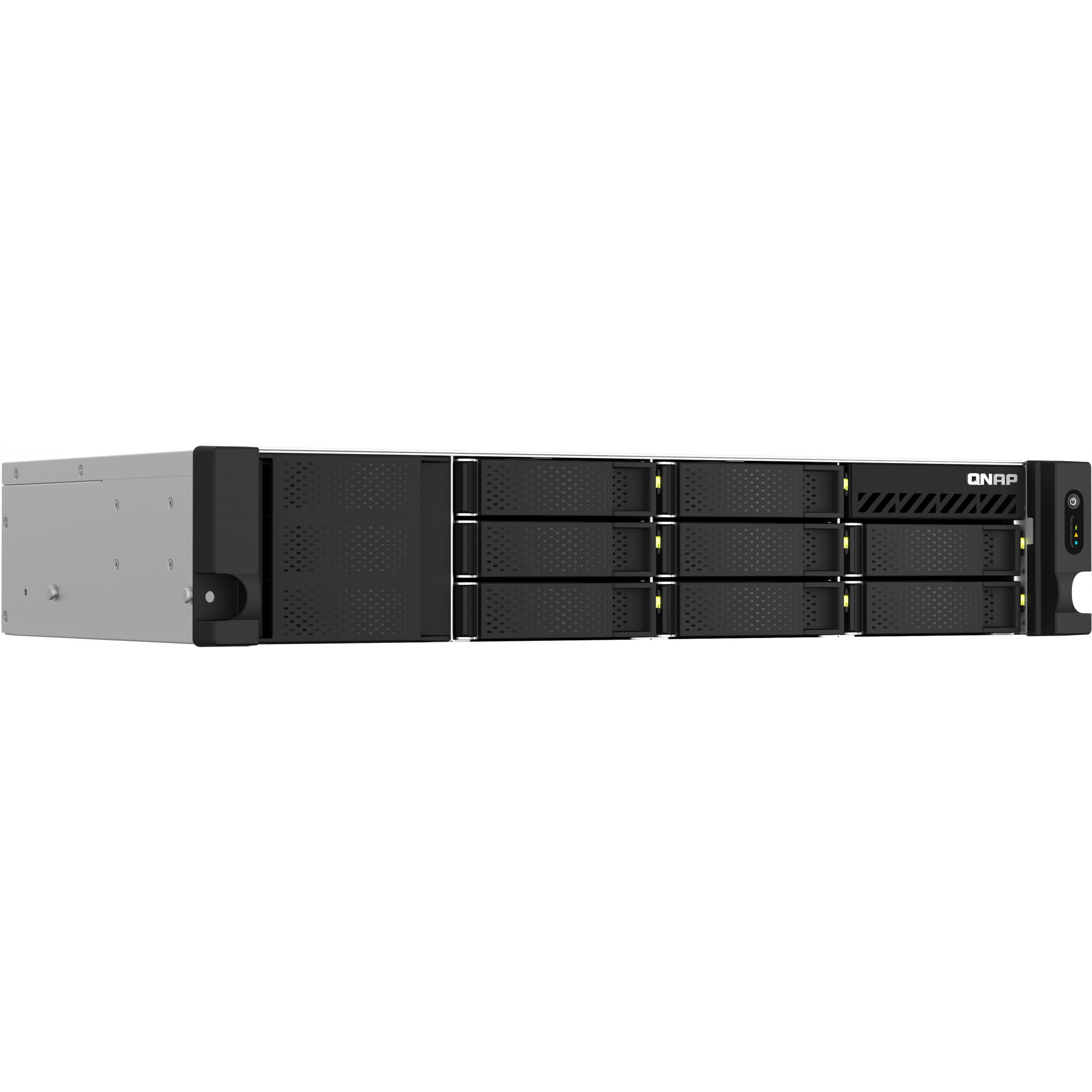 QNAP TS-864EU-RP-8G NAS & Speicherserver Rack (2U) Intel® Celeron® 8 GB DDR4 QNAP Turbo System Schwarz