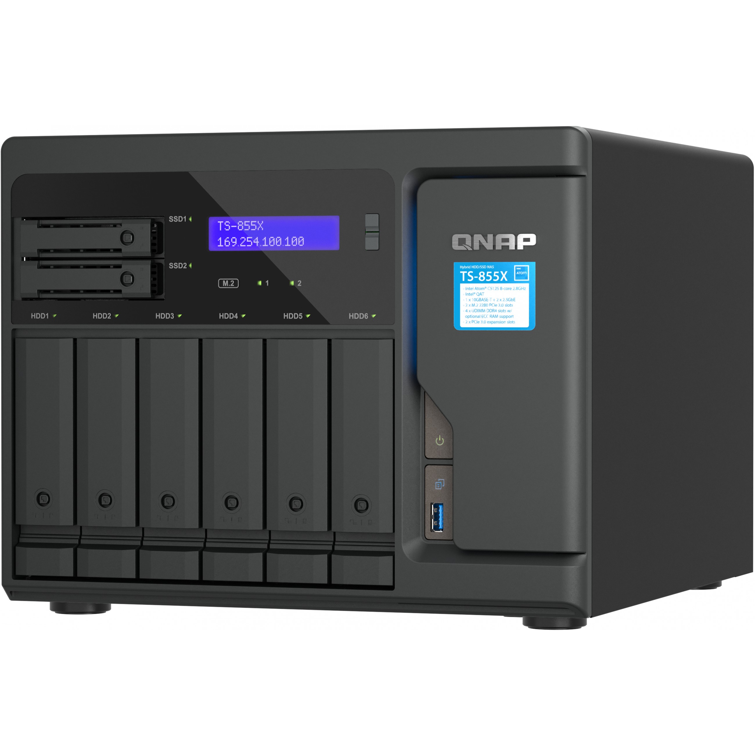 QNAP NAS TS-855X-8G 8bay