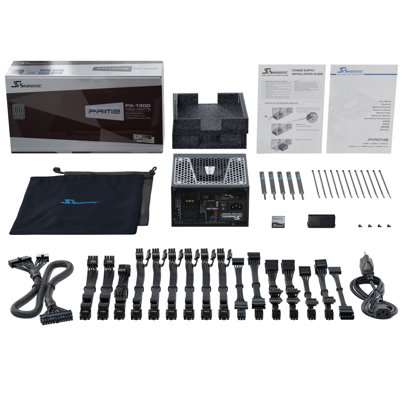 Seasonic Netzteil 1300W PRIME TX-1300 ATX31 Modular (Titan)