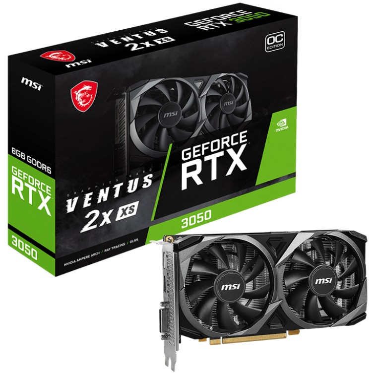 MSI GeForce RTX 3050 VENTUS 2X XS 8GB OC