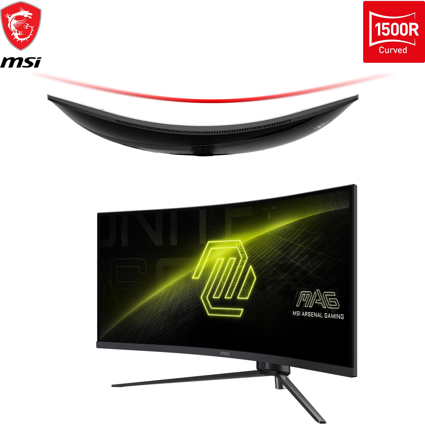 MSI MAG 345CQRDE computer monitor