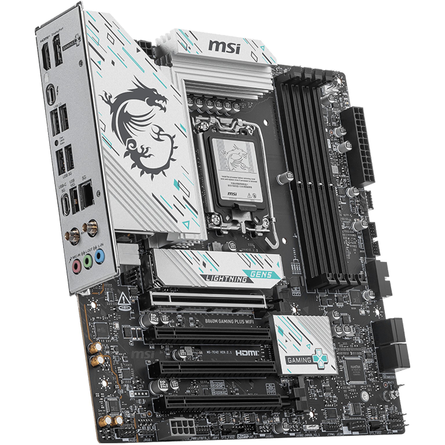 MSI B860M GAMING PLUS WIFI LGA1851 MB