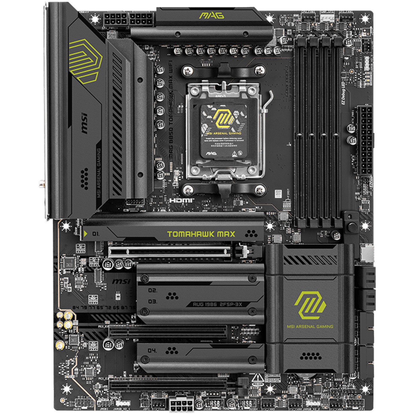 MSI MAG B850 TOMAHAWK MAX WIFI motherboard