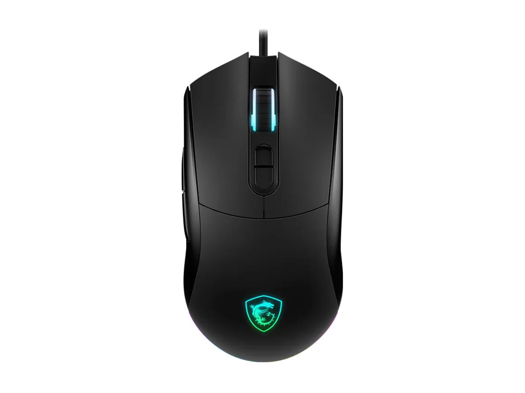 MSI Forge GM320 Gaming Maus, Black, USB