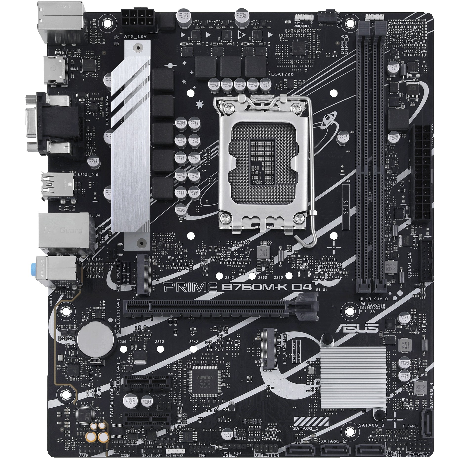 ASUS PRIME B760M-K D4 Intel B760 LGA 1700 micro ATX