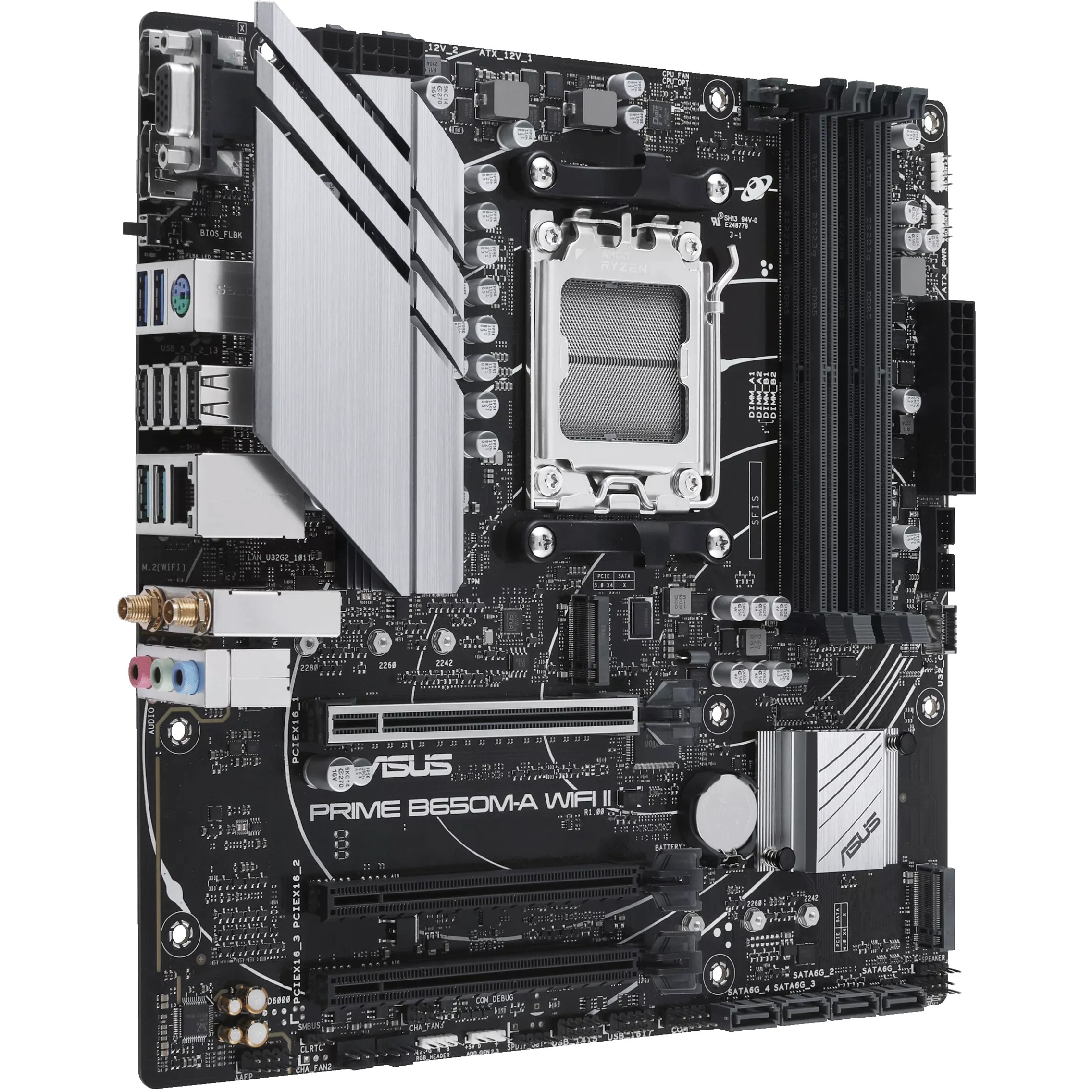 ASUS PRIME B650M-A WIFI II AMD B650 Sockel AM5 micro ATX