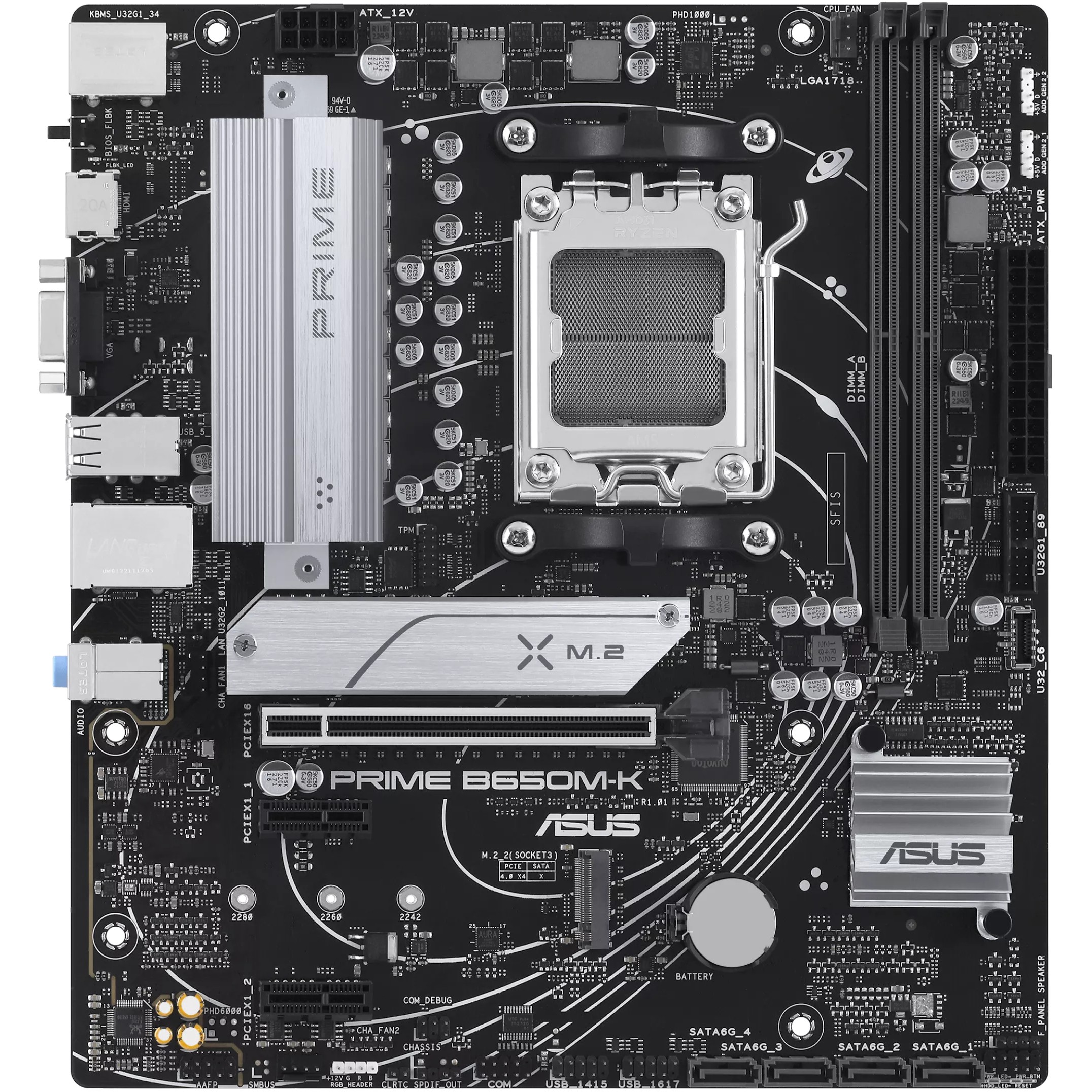 ASUS PRIME B650M-K AMD B650 Sockel AM5 micro ATX