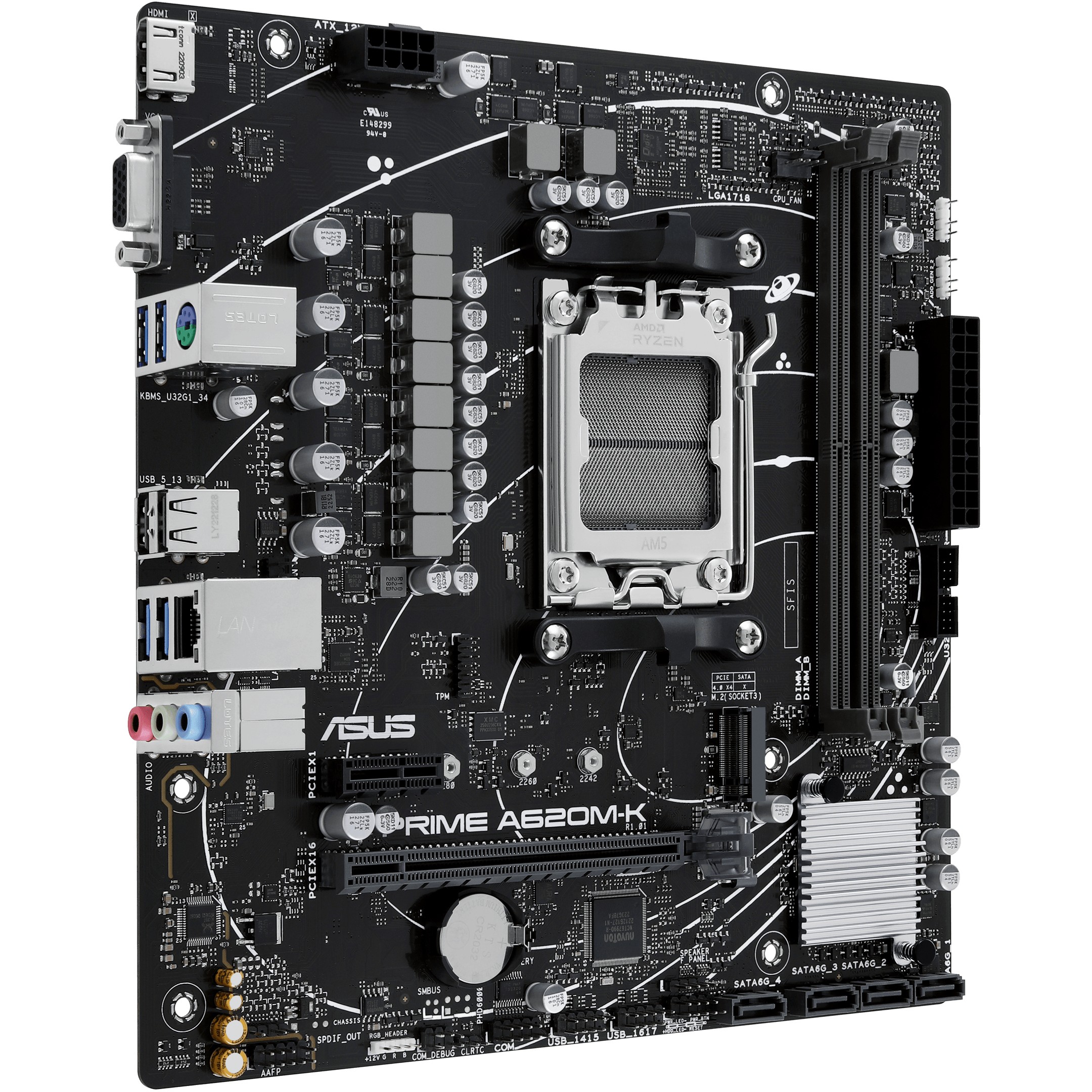 ASUS PRIME A620M-K AMD A620 Sockel AM5 micro ATX