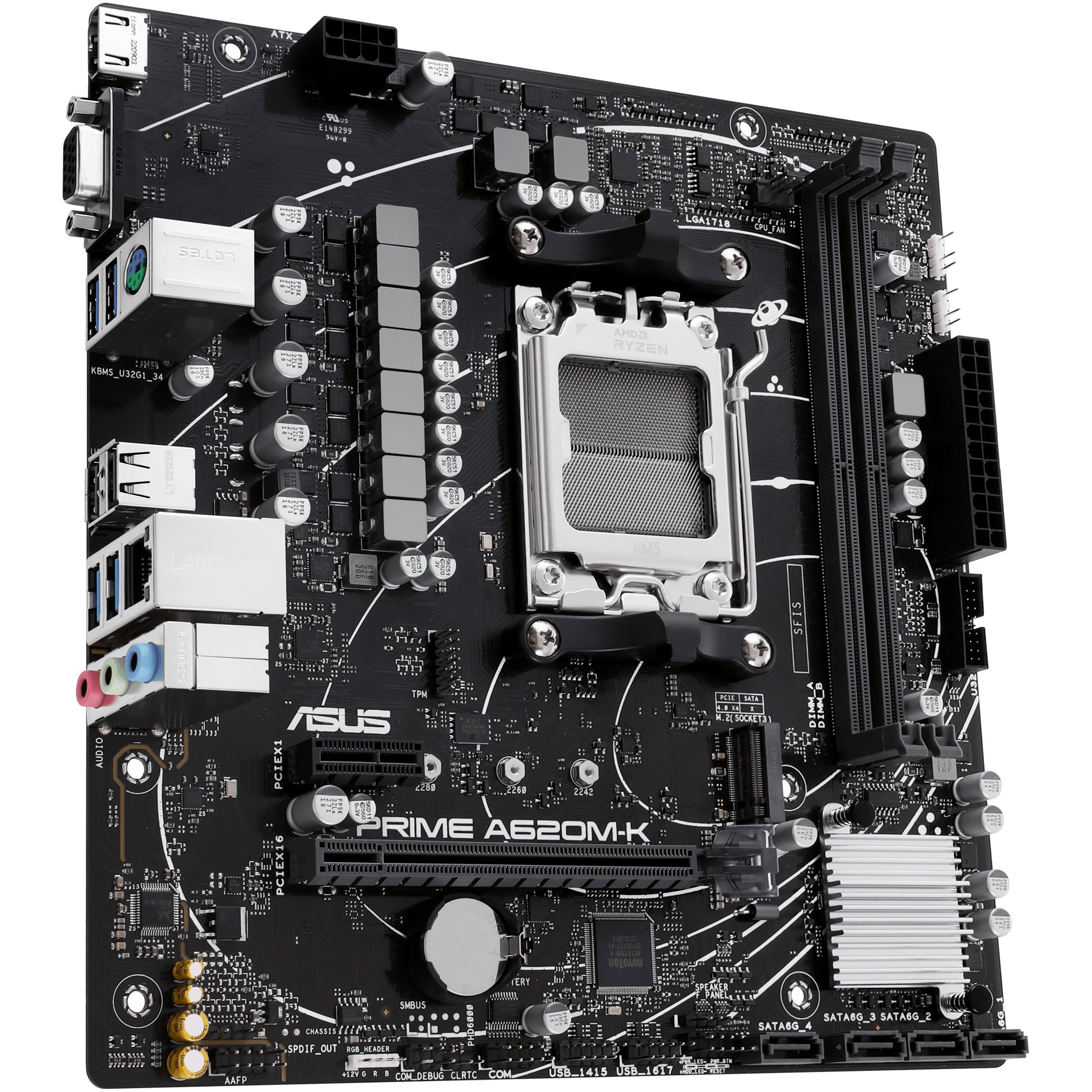 ASUS PRIME A620M-K AMD A620 Sockel AM5 micro ATX