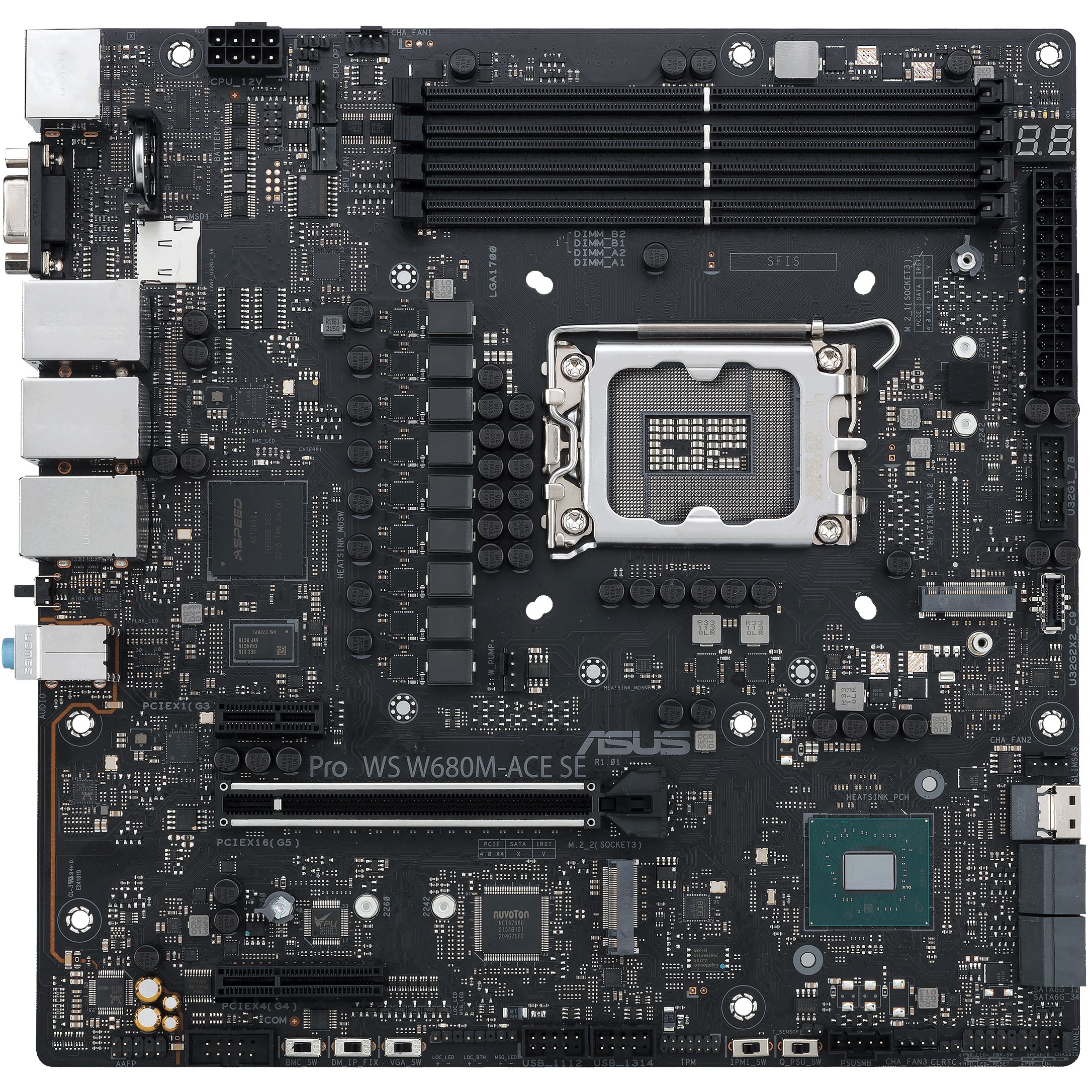 ASUS PRO WS W680M-ACE SE Intel W680 LGA 1700 micro ATX