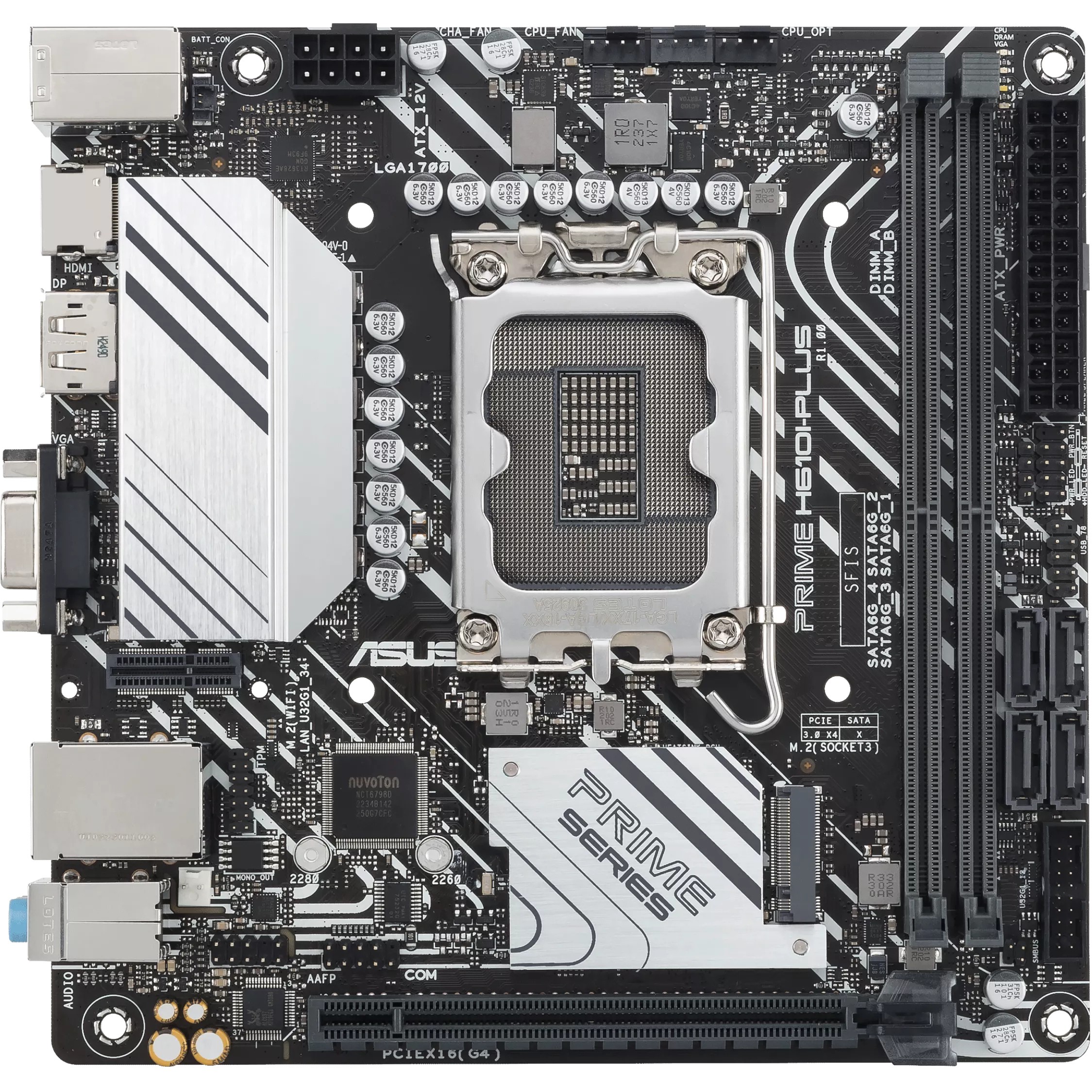 ASUS PRIME H610I-PLUS-CSM Intel H610 LGA 1700 mini ITX