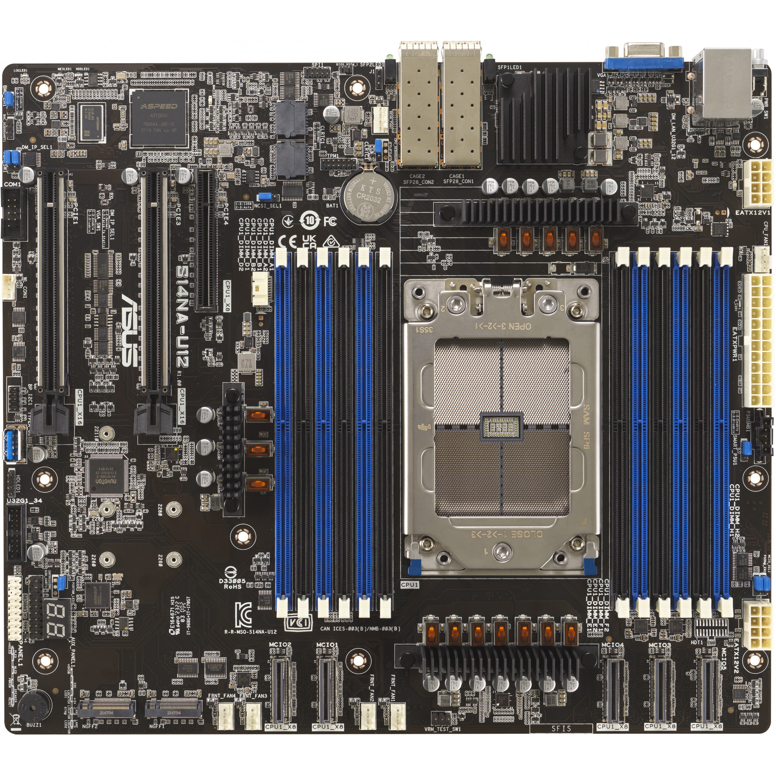 ASUS S14NA-U12/ASMB11 AMDD EPYC LGA 4844
