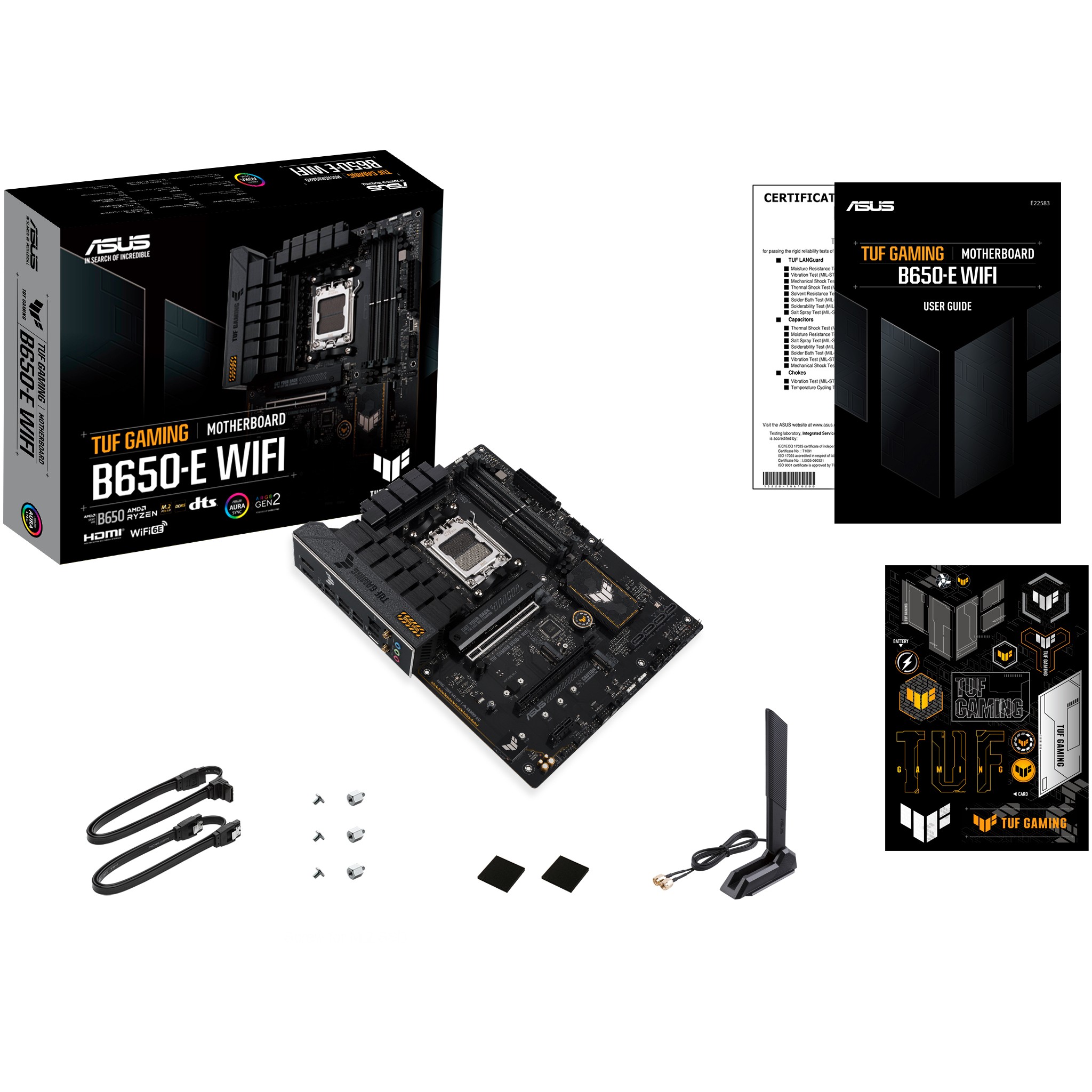 ASUS TUF GAMING B650-E WIFI AMD B650 Sockel AM5 ATX