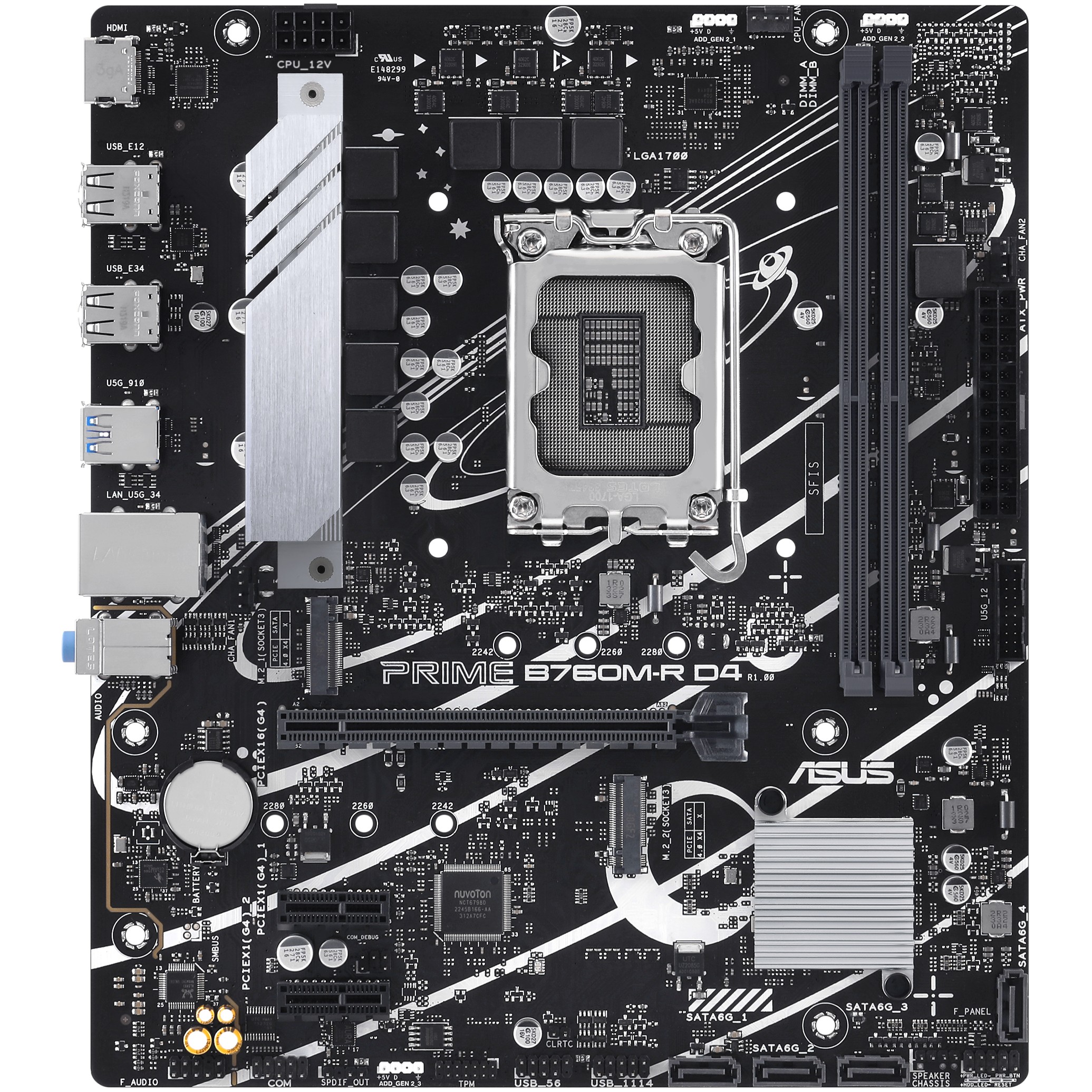 ASUS PRIME B760M-R D4 LGA1700 MB