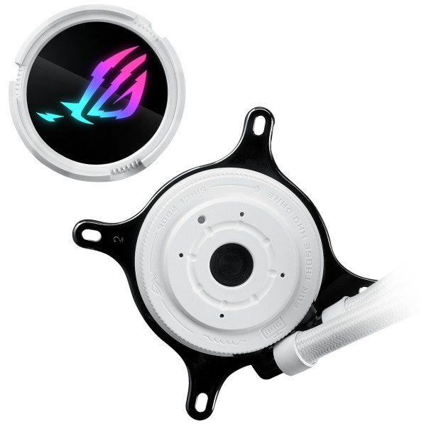 ASUS ROG Strix LC III 240 ARGB White Edition Prozessor Flüssigkeitskühlung 12 cm Weiß