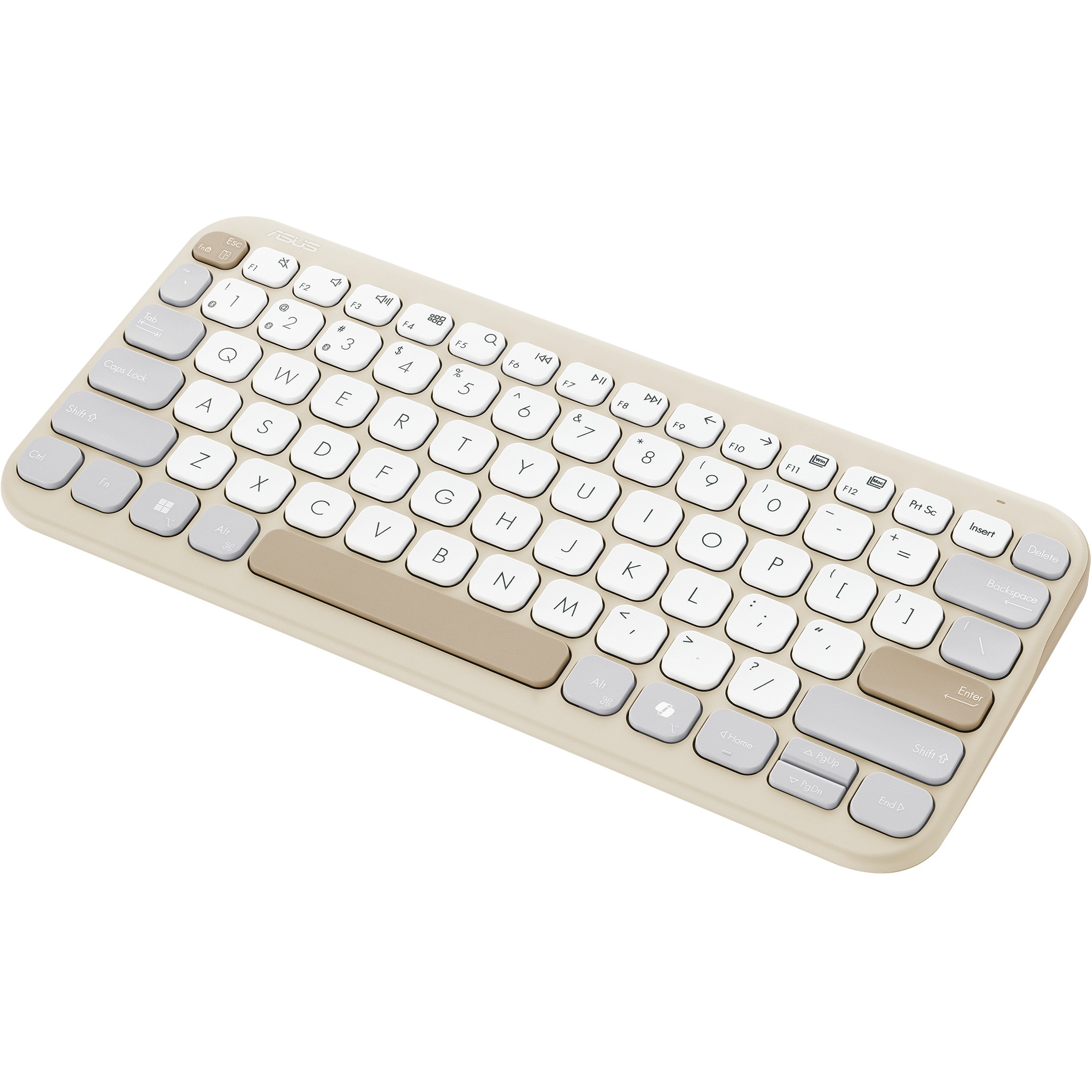 ASUS KW100 Marshmallow Tastatur beige