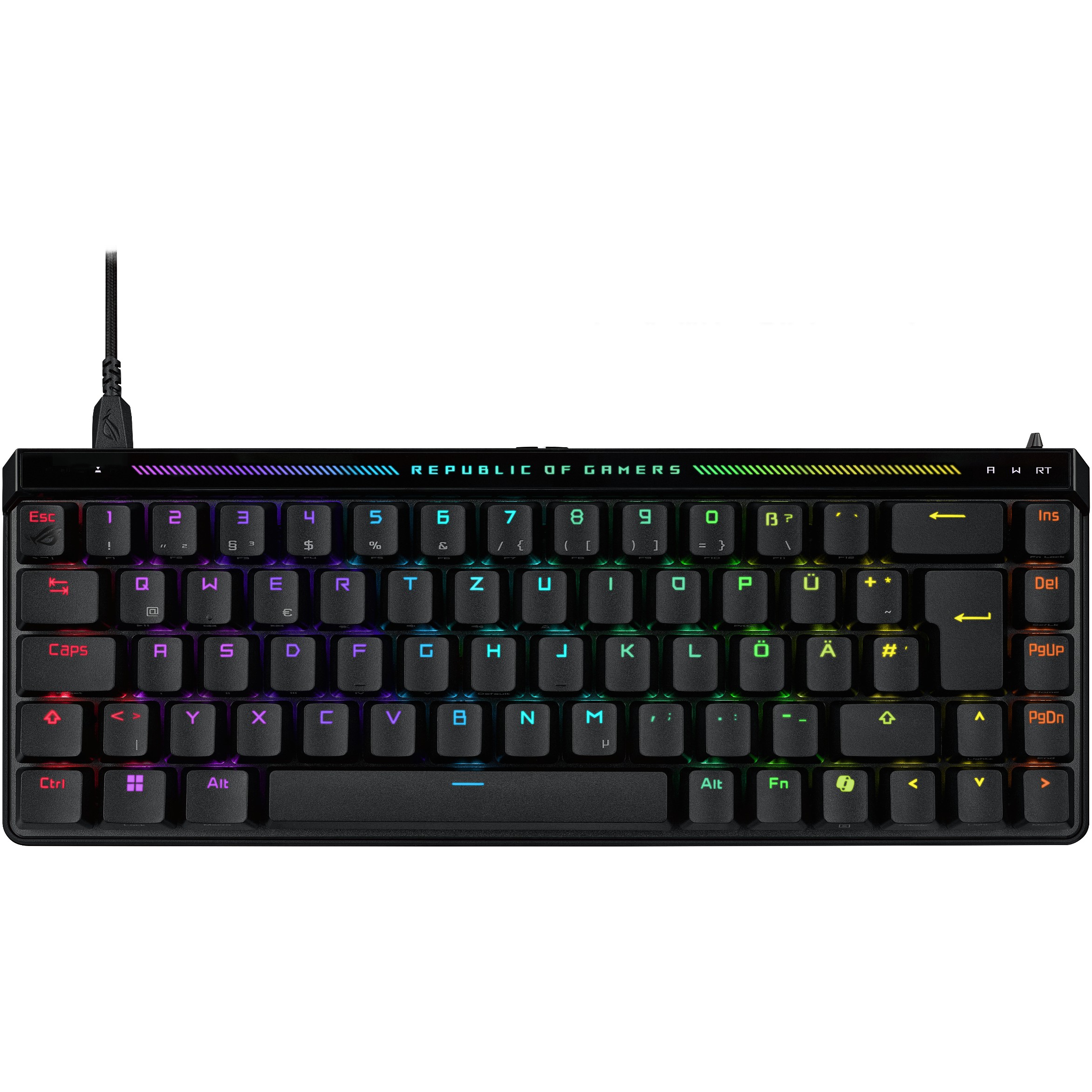Asus Tastatur ROG Falchion ACE HFX Gaming Tastatur dt.