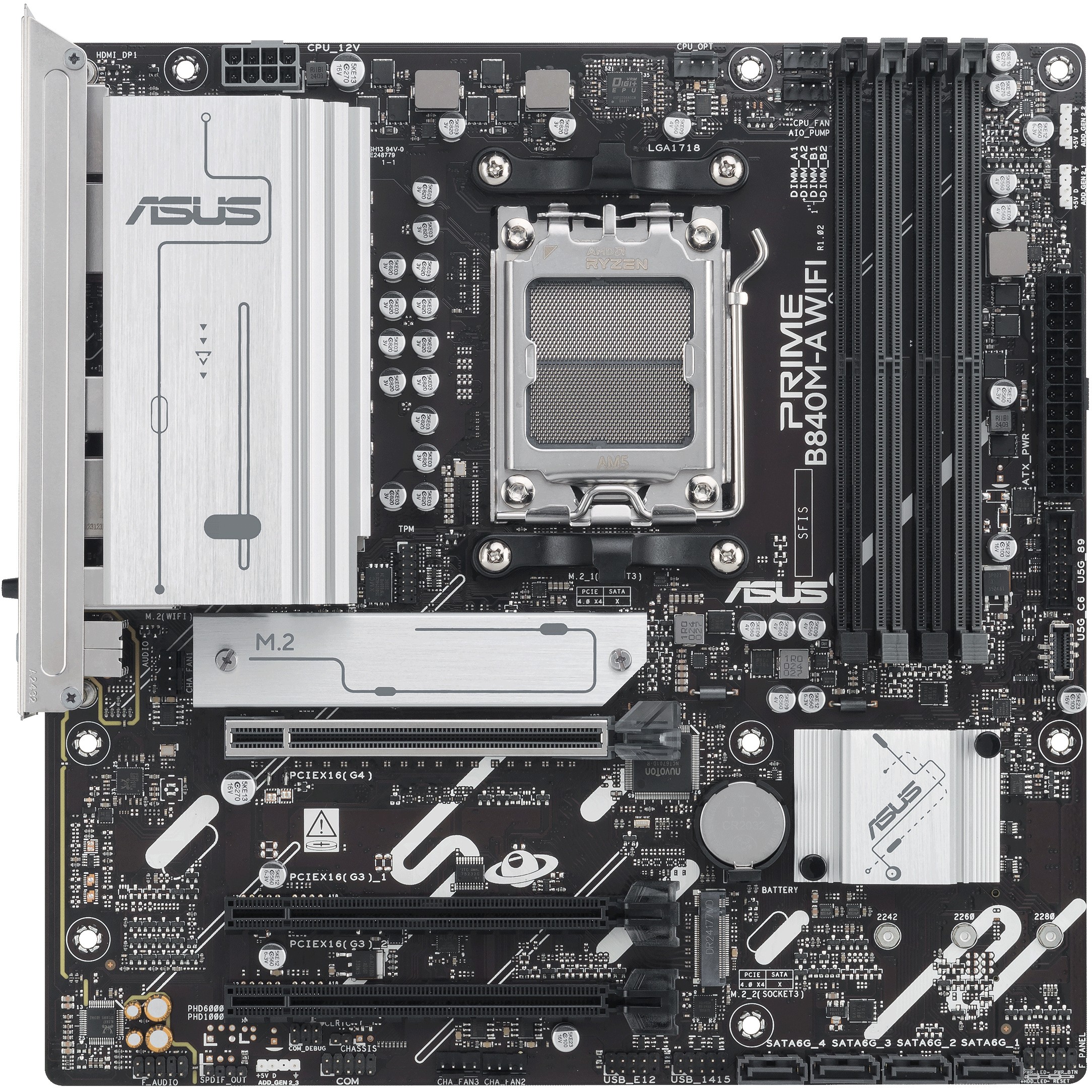 MB ASUS PRIME B840M-A WIFI               (AMD,AM5,DDR5,mATX)
