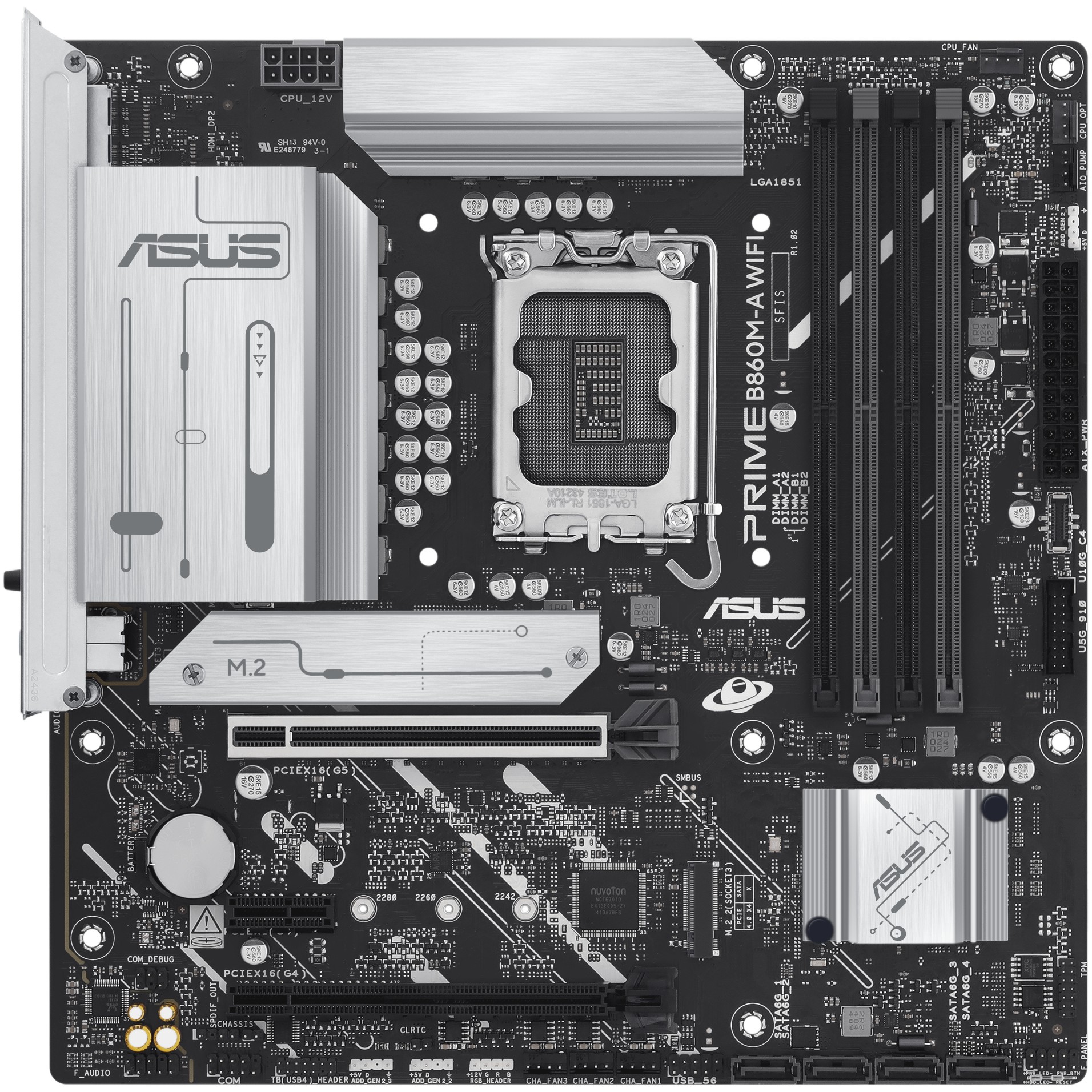 MB ASUS PRIME B860M-A WIFI            (Intel,1851,DDR5,mATX)