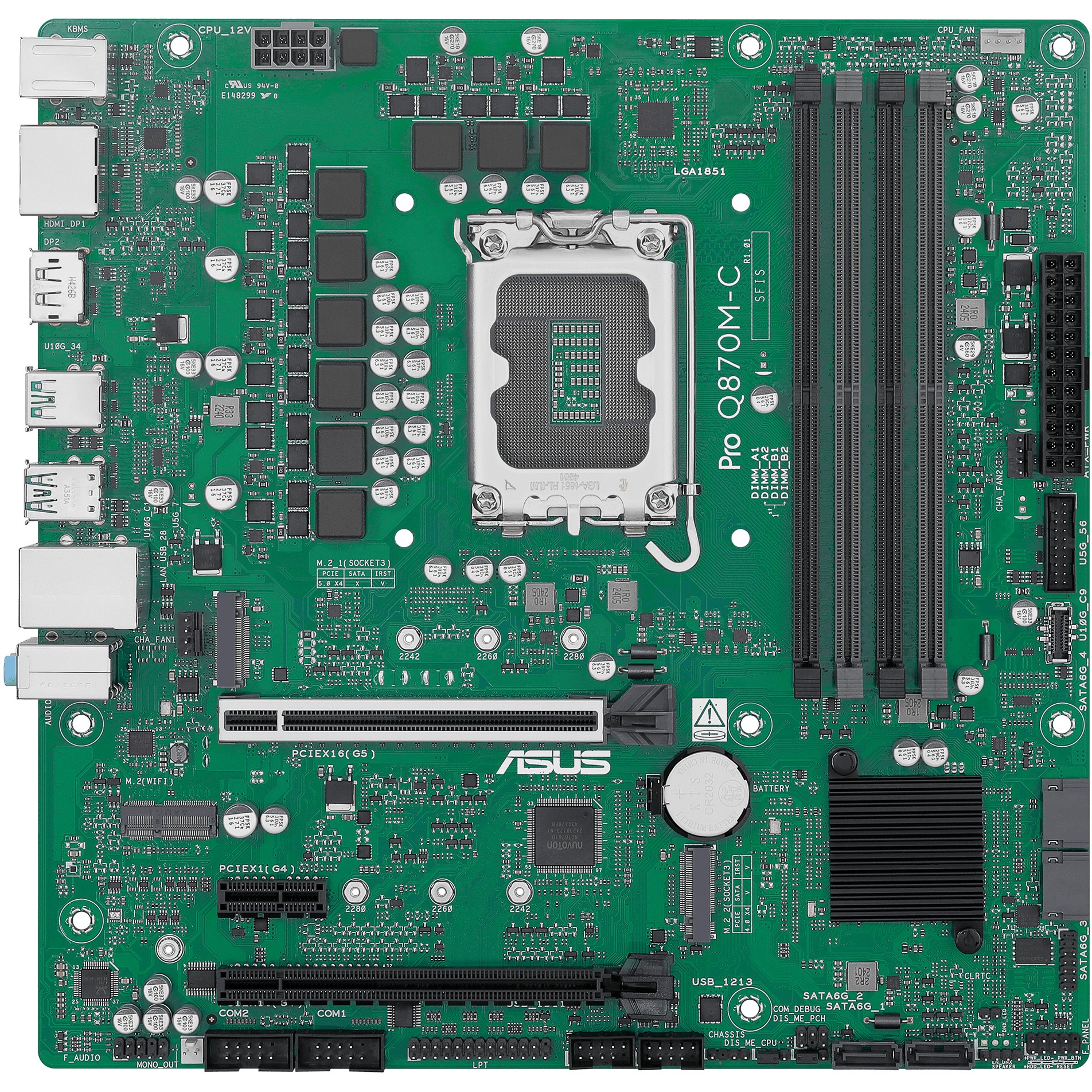 MB ASUS PRO Q870M-C-CSM            (Intel,LGA1851,DDR5,mATX)