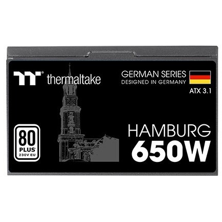 Netzteil Thermaltake Hamburg 650W ATX3.1 80+ Black retail