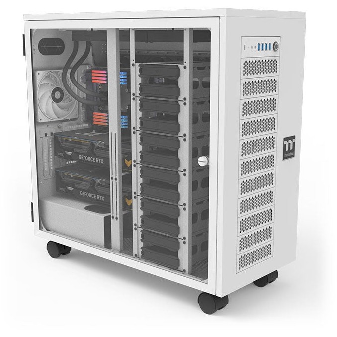 Geh Thermaltake AX700 TG  Super Tower  Snow          White retail