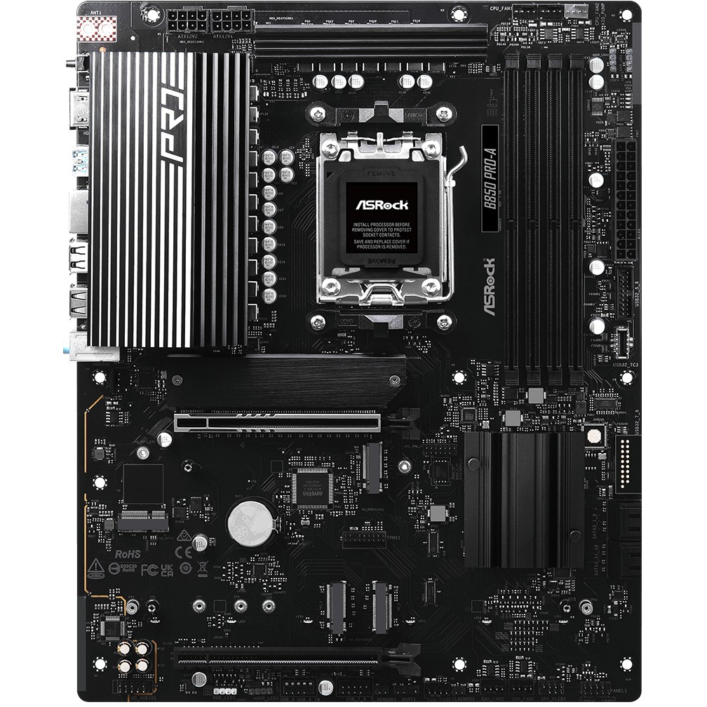 ASRock B850  Pro-A               AM5 ATX  HDMI/USB-C    DDR5