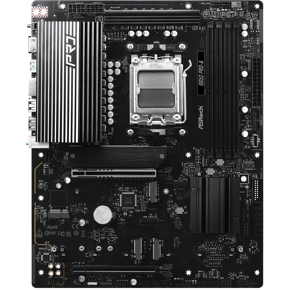 ASRock B850  Pro-A               AM5 ATX  HDMI/USB-C    DDR5