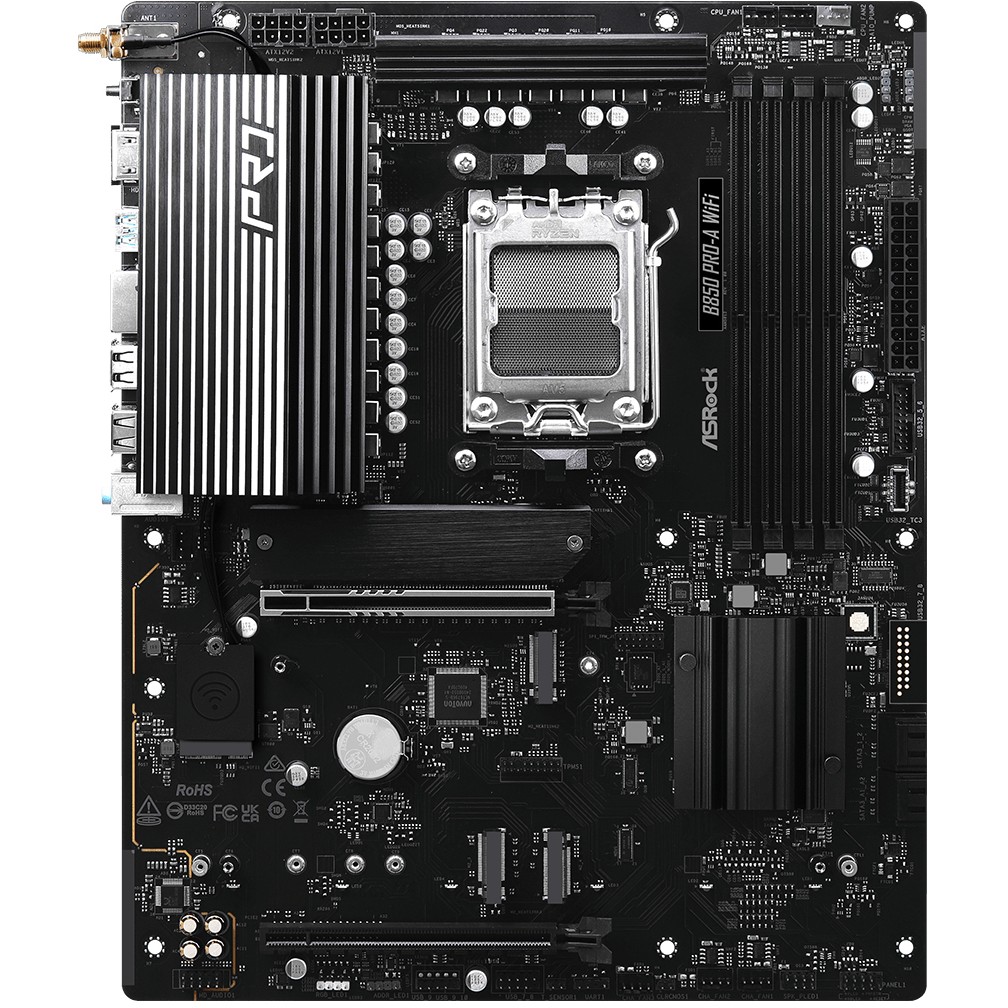 ASRock B850  Pro-A WiFi          AM5 ATX  HDMI/USB-C    DDR5