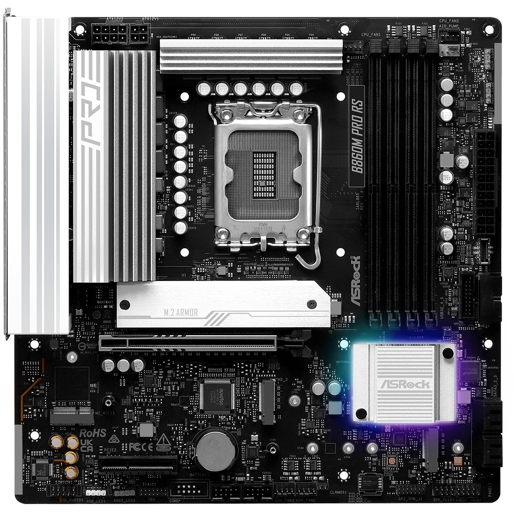 ASRock B860M Pro RS             1851 mATX HDMI/DP       DDR5