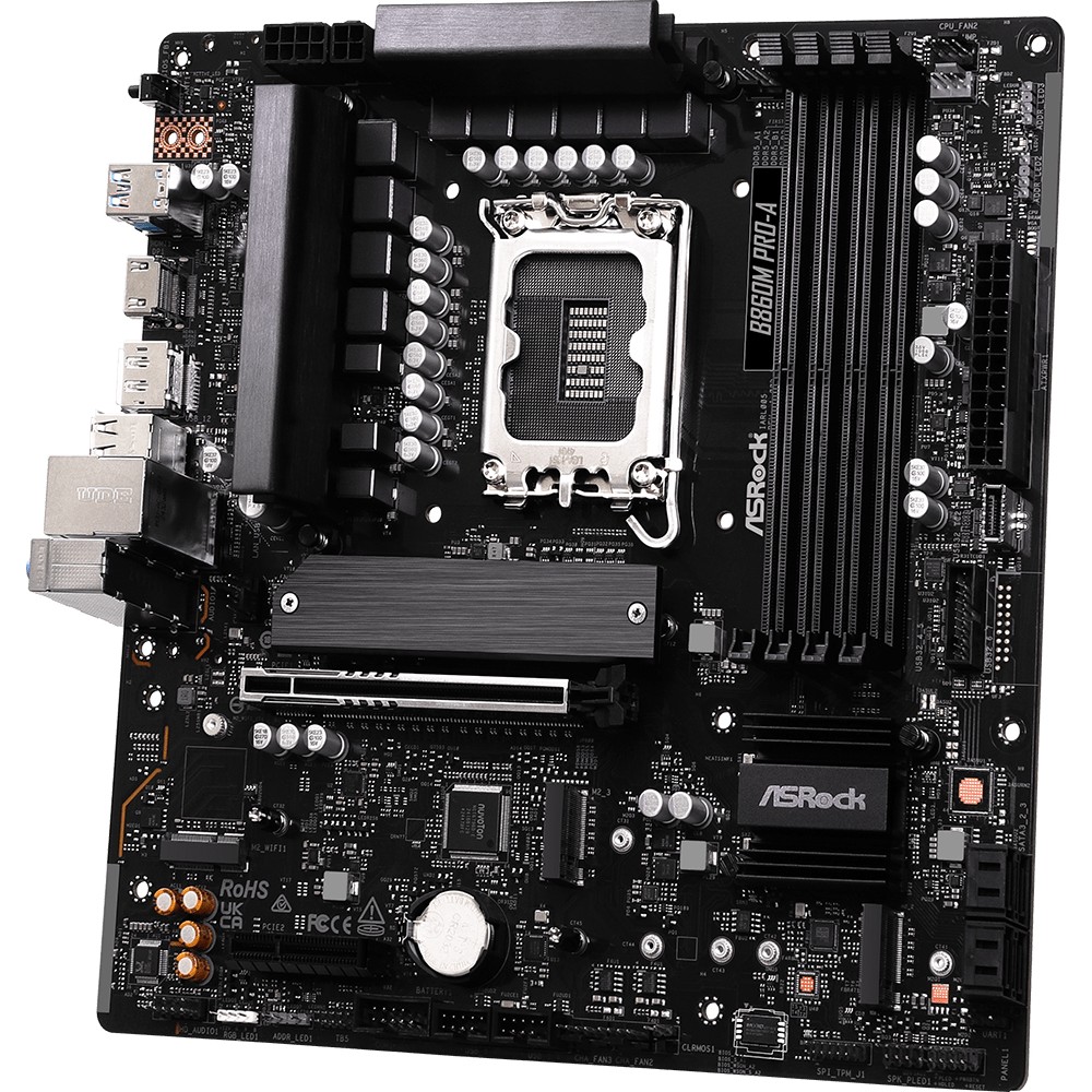 ASRock B860M Pro-A              1851 mATX HDMI/DP       DDR5