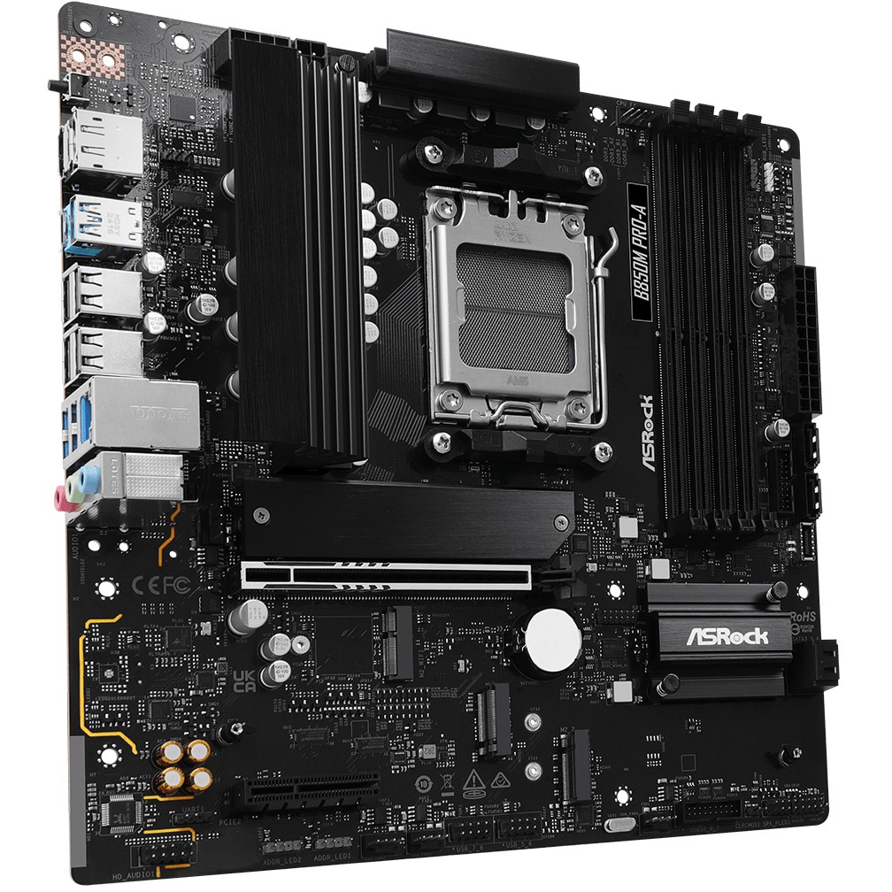 ASRock B850M Pro-A               AM5 mATX HDMI/DP       DDR5