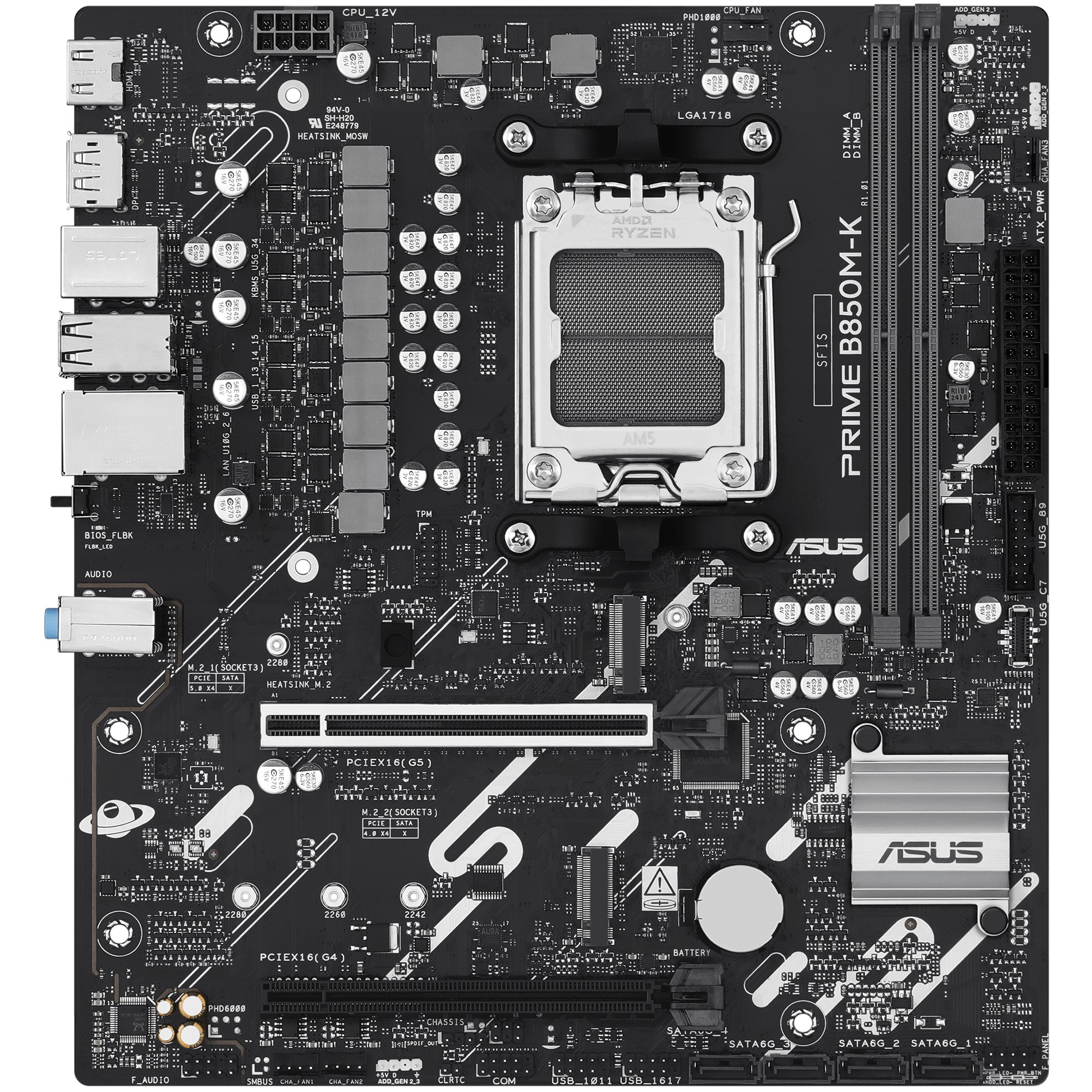 MB ASUS PRIME B850M-K                    (AMD,AM5,DDR5,mATX)