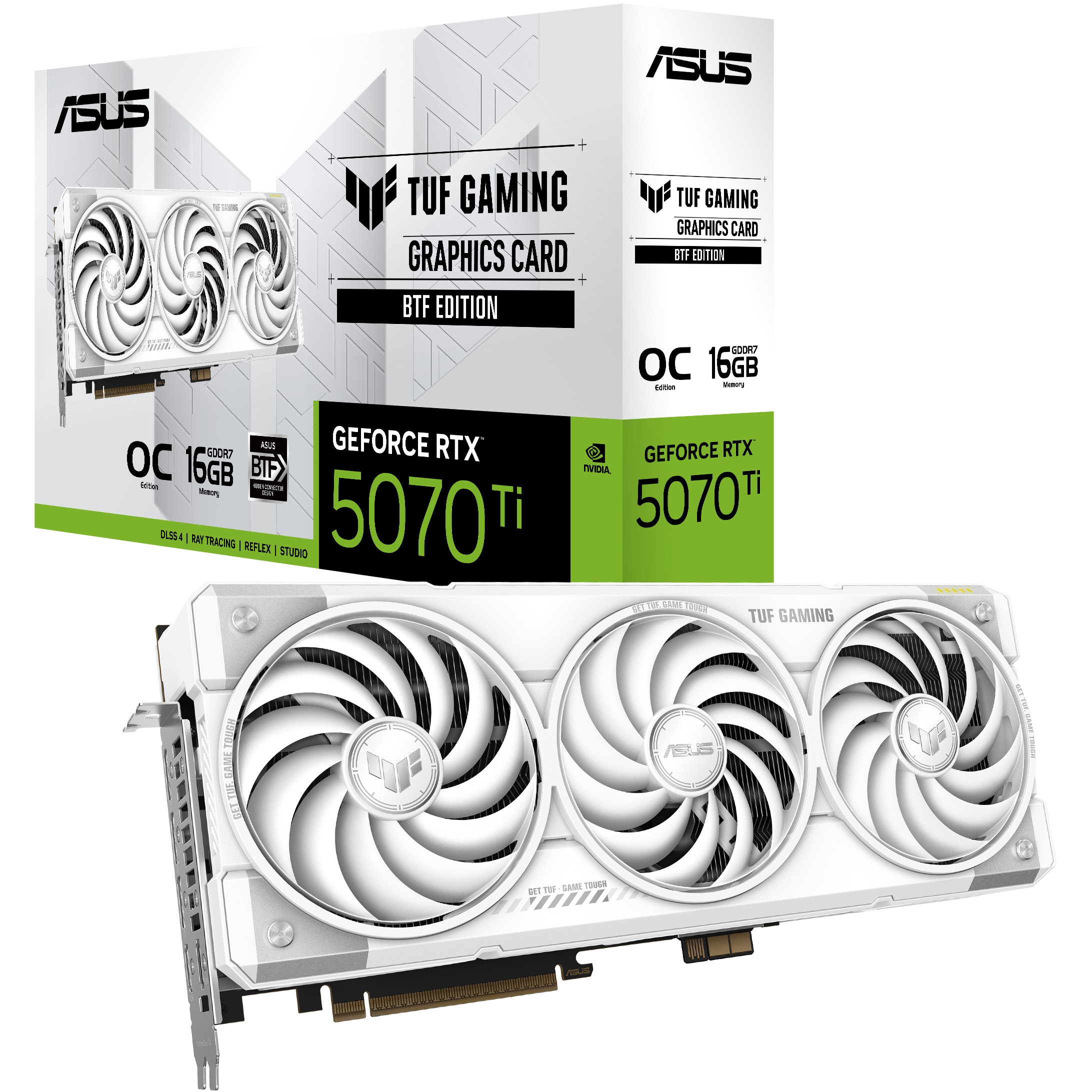 ASUS TUF-RTX5070TI-O16G-BTF-WHITE