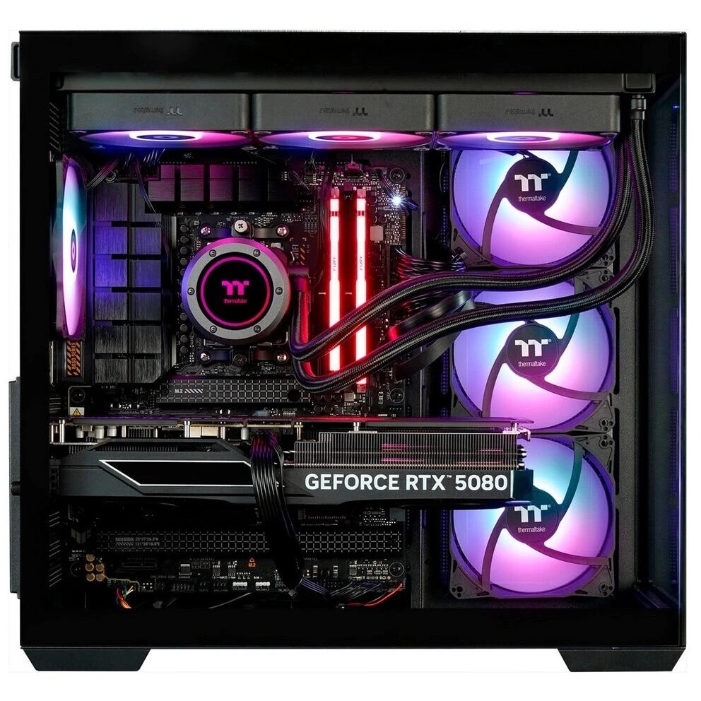 Thermaltake FTW RTX 5080 Black (schwarz/transparent. Windows 11 Home 64-Bit)