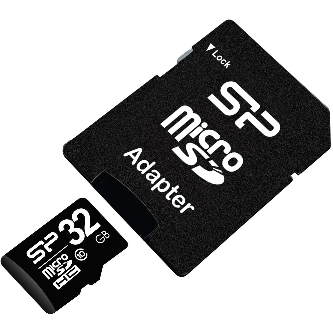 Silicon Power MicroSD Card 32GB SDHC CL.10 inkl. Adapter