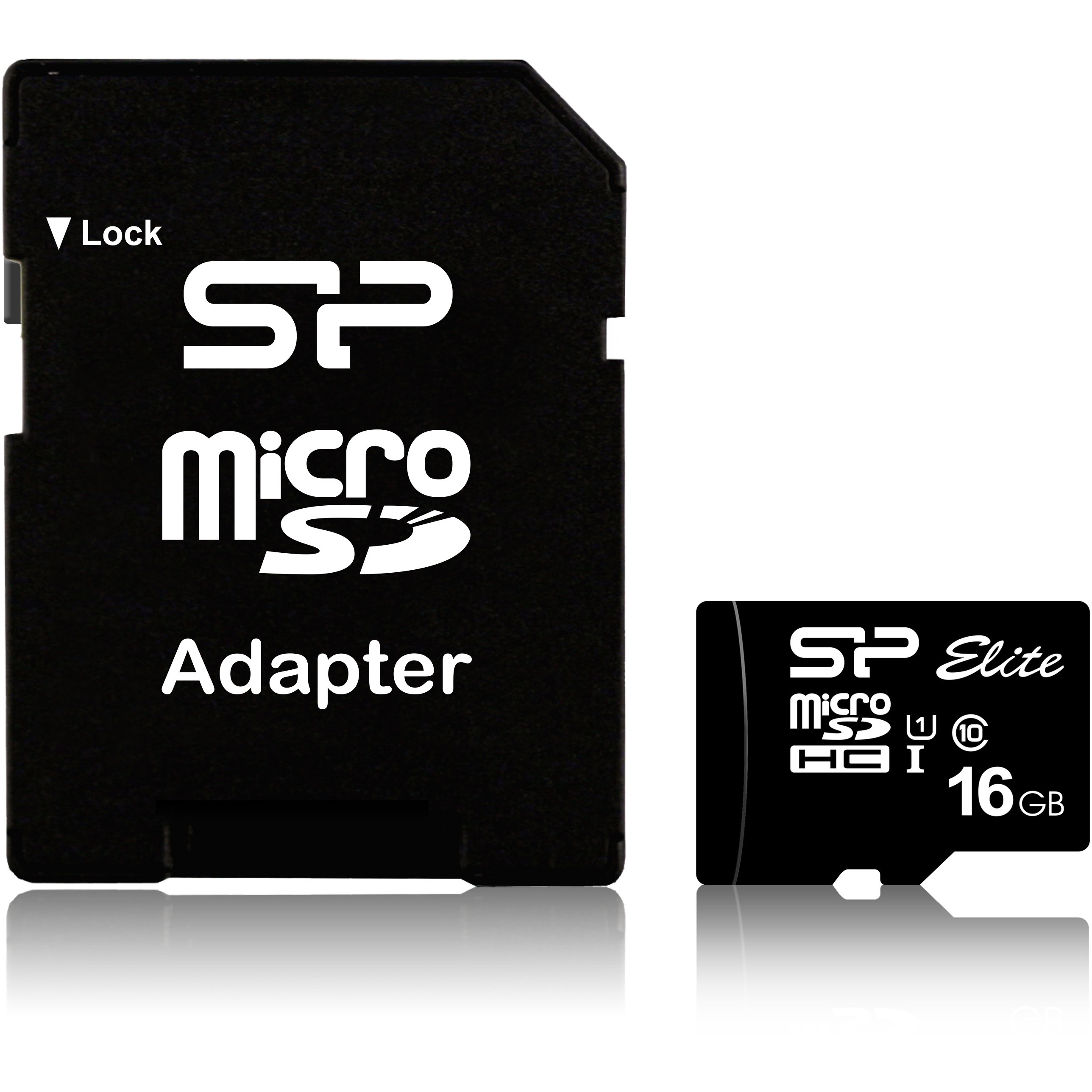 Silicon Power MicroSD Card 16GB UHS-1 Elite/CL.10 inkl.Adap