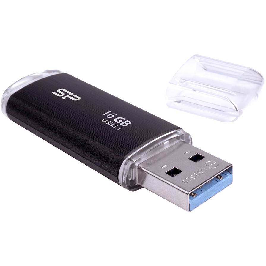 Silicon Power USB-Stick 16GB USB3.2 B02 Black