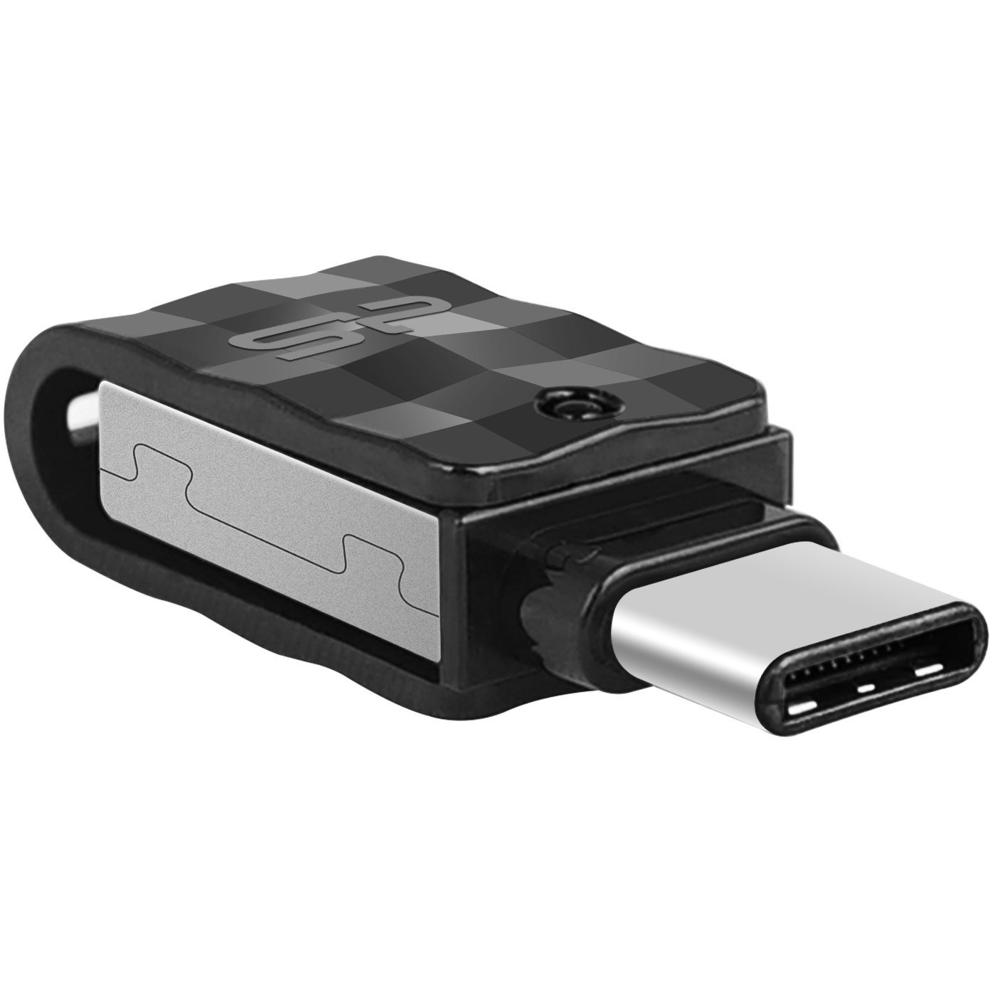 Silicon Power USB-Stick 64GB USB3.2 + Typ C C31 Black