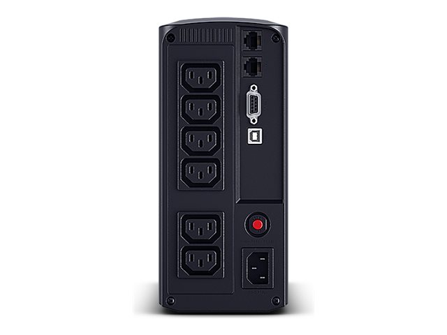 CyberPower VP700EILCD Line-Interactive USV 700VA/390W USB (HID), AVR, LCD, RJ45 Lan Protection, Ausgang (6) IEC