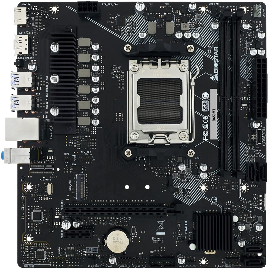 Biostar B650MT                       (B650,AM5,mATX,DDR5)