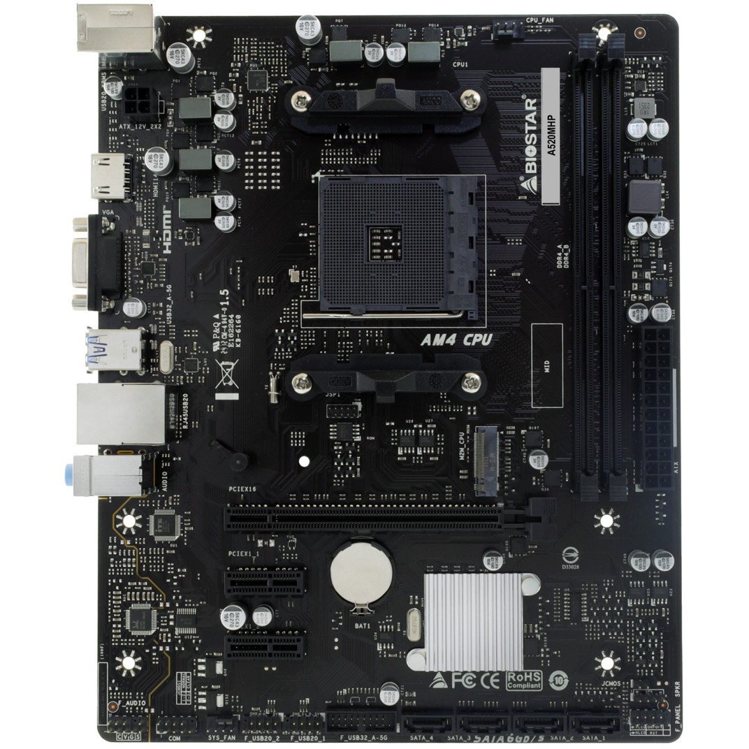 Biostar A520MHP                      (A520,AM4,mATX,DDR4)