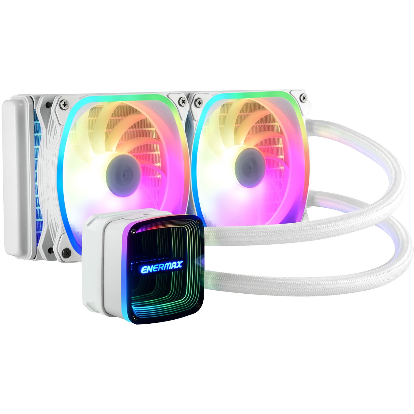 Enermax Liquid CPU Cooler Aquafusion ADV 240mm RGB White