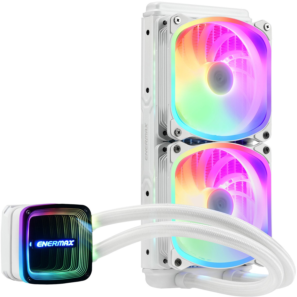 Enermax Liquid CPU Cooler Aquafusion ADV 240mm RGB White