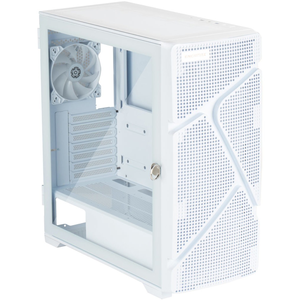Enermax PC Case MarbleShell MS31 RGB Mid-Tower ATX White