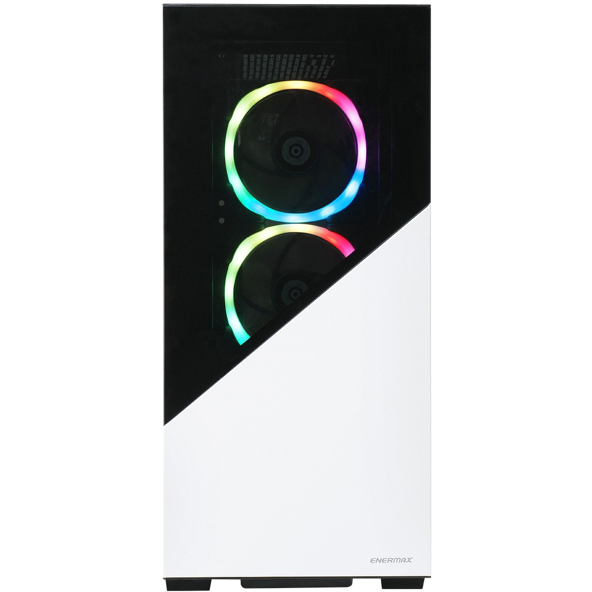 Enermax PC Case K8 RGB Tempered Glass Mid-Tower ATX WHITE