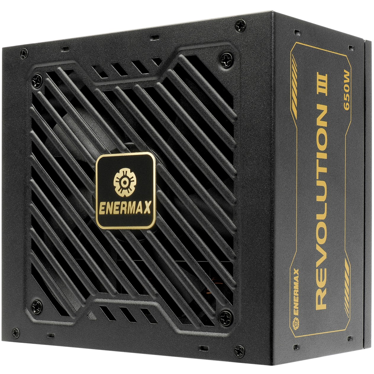 Enermax Power Supply 650W Revolution3 80+ Gold Black FULLMOD